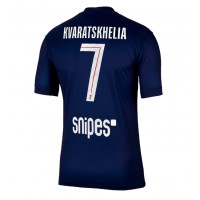Maglia Calcio Paris Saint-Germain Khvicha Kvaratskhelia #7 Prima Divisa 2025-26 Manica Corta